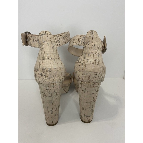 Pelle Moda Platform Amari Cork 4" Heels Size 8M - Picture 5 of 13